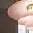 PH 3½-3 Pale Rose Brass Pendant by Louis Poulsen