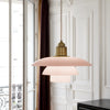 PH 3½-3 Pale Rose Brass Pendant by Louis Poulsen
