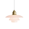 PH 3½-3 Pale Rose Brass Pendant by Louis Poulsen