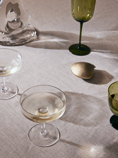 Ripple Champagne Saucers by Ferm Living