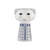 Colorful Eva Vase by Bjørn Wiinblad, ceramic accessories featuring intricate floral and abstract designs, vibrant and decorative.