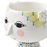 Eva flowerpot accessory by Bjørn Wiinblad featuring intricate floral patterns and vibrant colors on a ceramic surface.
