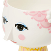 Eva Flowerpot by Bjørn Wiinblad, decorative ceramic accessories with floral design and vibrant colors.