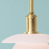 PH 3/3 Pale Rose Pendant by Louis Poulsen