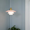PH 3½-3 Pale Rose Brass Pendant by Louis Poulsen