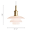 PH 3/3 Pale Rose Pendant by Louis Poulsen