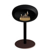 Le Feu Steel Low Dome - Black by Le Feu