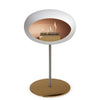 Le Feu Steel Low Dome - White by Le Feu