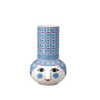 Bjørn Wiinblad Olga candle holder accessory with intricate design, crafted from ceramic, featuring colorful patterns and elegant shape.