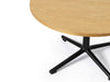 Lunar Coffee Table Aluminum H40 Ø70 Wood by Normann Copenhagen