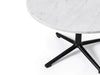 Table basse Lunar en aluminium H40 Ø70 Marbre par Normann Copenhagen
