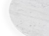 Table basse Lunar en aluminium H40 Ø70 Marbre par Normann Copenhagen
