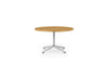 Lunar Coffee Table Aluminum H40 Ø70 Wood by Normann Copenhagen