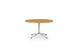 Lunar Coffee Table Aluminum H40 Ø70 Wood by Normann Copenhagen