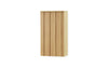 Rib Wall Cabinet by Normann Copenhagen in oak wood, modern storage unit with ribbed design mounted on a wall.