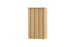 Rib Wall Cabinet by Normann Copenhagen in oak wood, modern storage unit with ribbed design mounted on a wall.