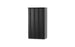 Rib Cabinet High by Normann Copenhagen, modern black storage wall cabinet with ribbed design and sleek finish.