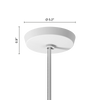 PH 3/3 Pale Rose Pendant by Louis Poulsen