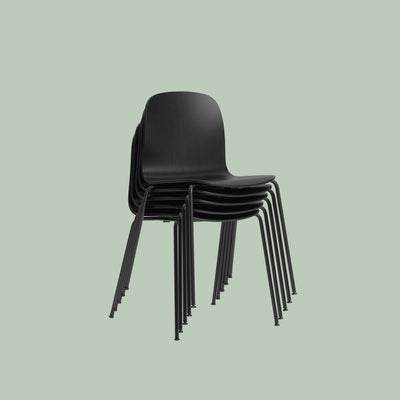 Visu Chair with Tube Base by Muuto