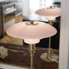 PH 2/1 Pale Rose Brass Table Lamp by Louis Poulsen