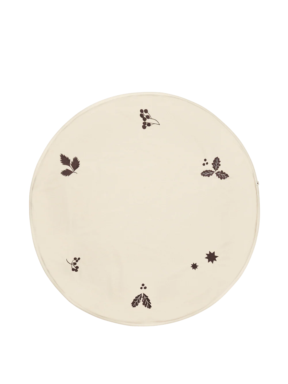 Oak Christmas Tree Blanket - Round by Ferm Living