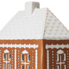 Gingerbread Ceramic Frosted House Tealight Holder by Kähler