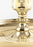 Skultuna Office Candle Holder, a stylish brass accessory designed for desk or office decor with a sleek, modern look.