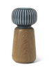 Kähler Hammershøi Grinder accessory with a wooden handle and ceramic grinding mechanism, featuring a sleek, minimalist design.