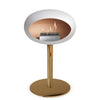 Le Feu Steel Low Dome - White by Le Feu