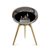 Le Feu Ground Low Dome - Chromed Silver by Le Feu