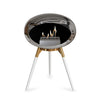 Le Feu Ground Low Dome - Chromed Silver by Le Feu