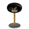 Le Feu Steel Low Dome - Black by Le Feu