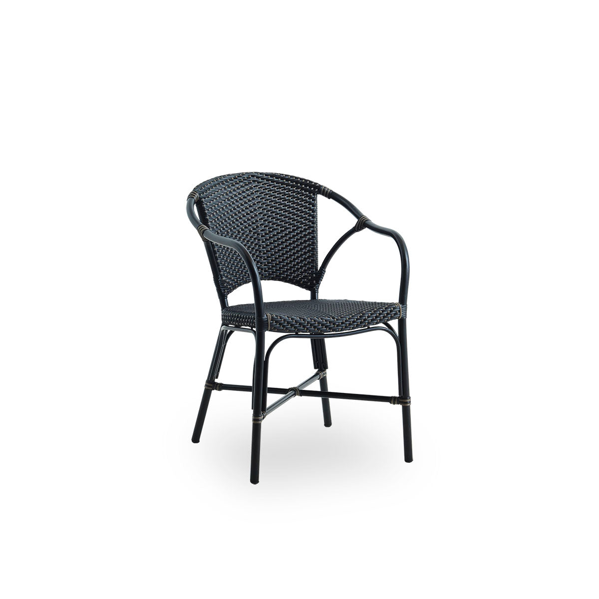 Fauteuil Valérie AluRotin by Sika