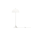 Louis Poulsen Panthella Floor lamp with white dome-shaped shade and slim stand, designed for stylish lighting in modern interiors.