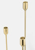 Skultuna Nattlight candlestick in brass with a sleek, modern design, perfect for stylish home accessories and ambient lighting.