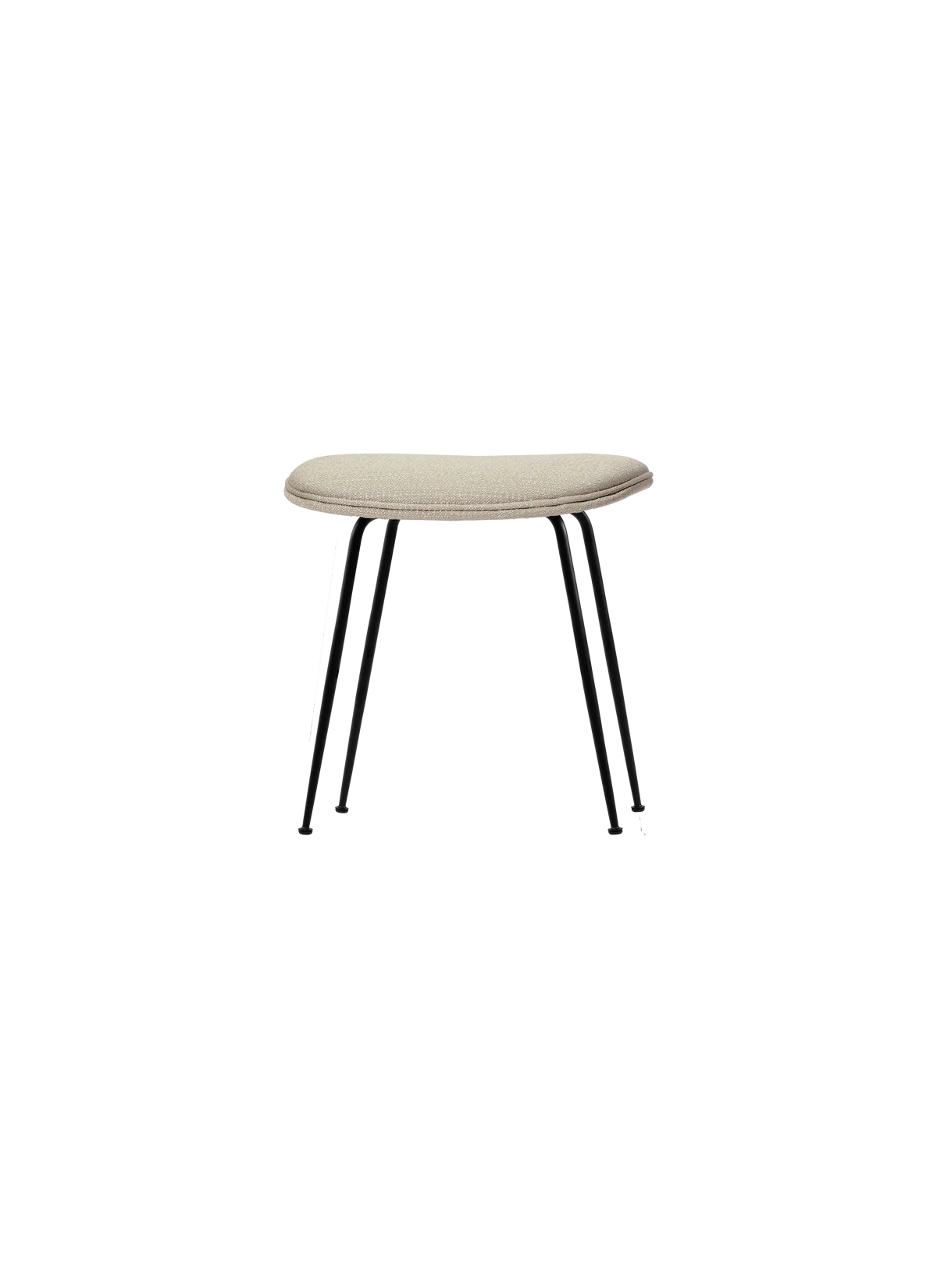 Beetle Stool - Fully Upholstered - Conic Base by Gubi