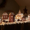 Gingerbread Large Ceramic House Tealight Holder by Kähler