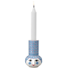 Bjørn Wiinblad Olga candle holder, decorative ceramic accessory with intricate colorful patterns and a classic design.