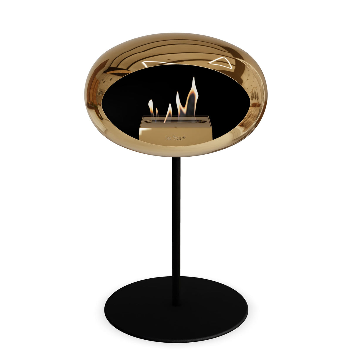 Le Feu Steel Low Dome - Chromed Rose Gold by Le Feu