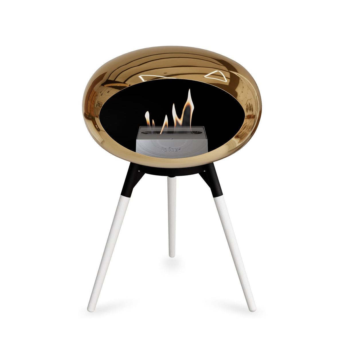 Le Feu Ground Low Dome - Chromed Rose Gold by Le Feu