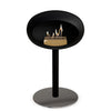 Le Feu Steel Low Dome - Black by Le Feu