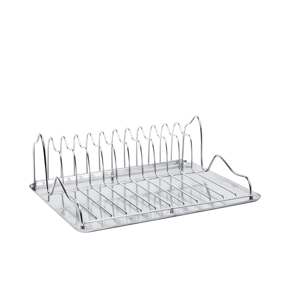 Ferm Living Curvature Dish Rack in accessories, featuring a sleek, curved metal design for drying dishes and utensils.