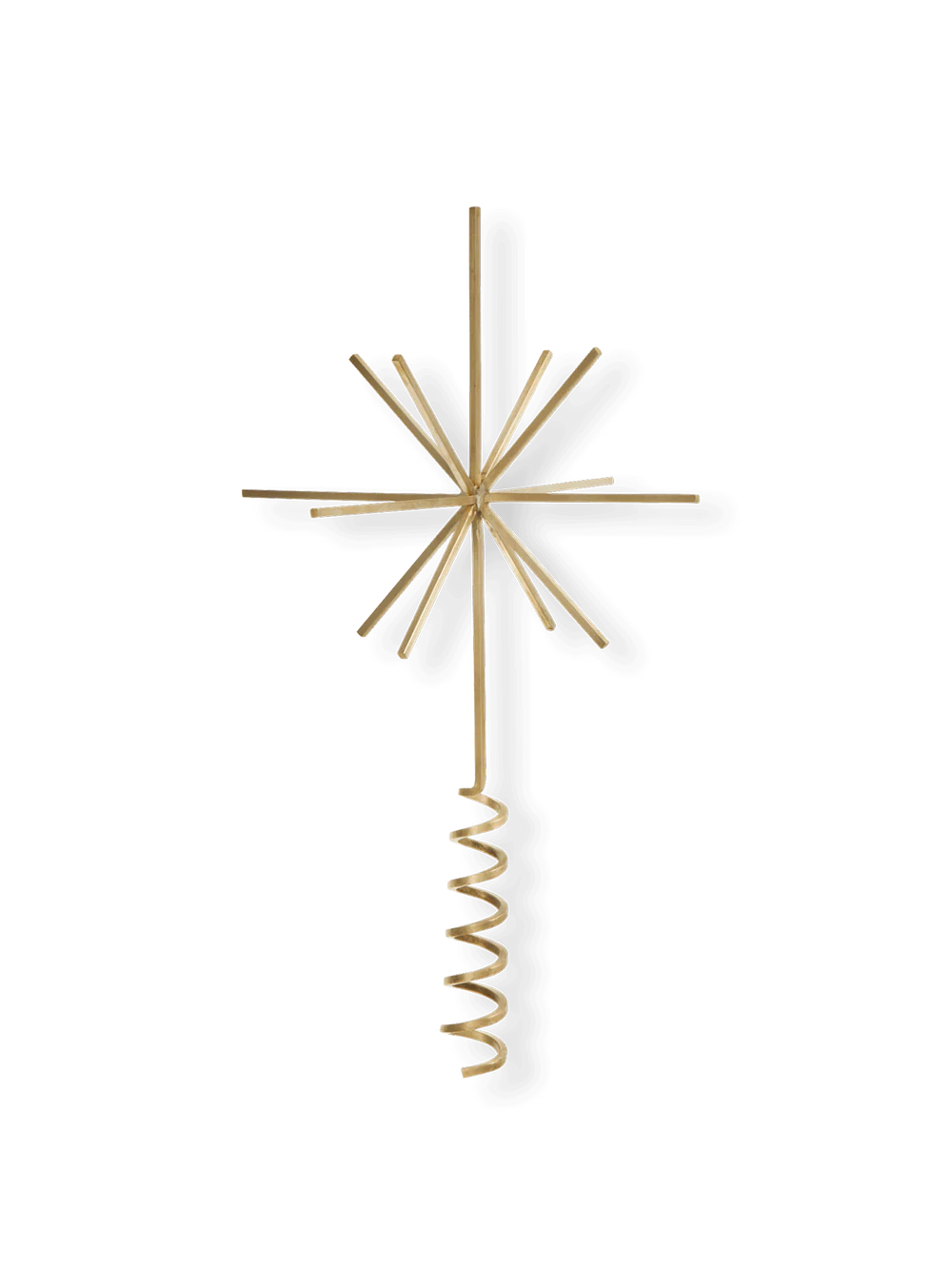 Brass Christmas Tree Top Star by Ferm Living
