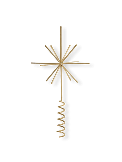Brass Christmas Tree Top Star by Ferm Living
