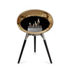 Le Feu Ground Low Dome - Chromed Rose Gold by Le Feu
