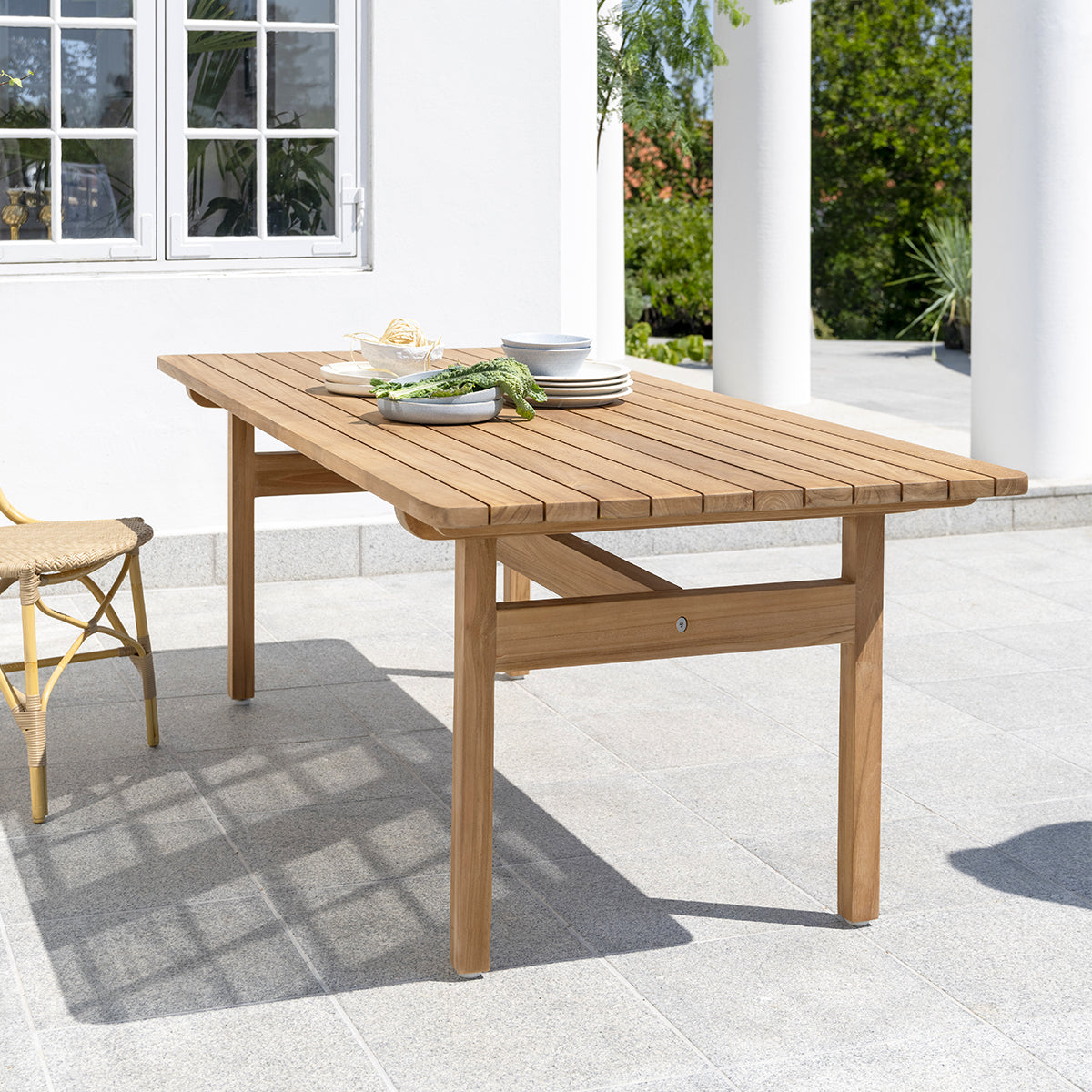 Tobias Exterior Teak Table by Sika