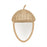 Acorn Rattan Wall Mirror by OYOY MINI