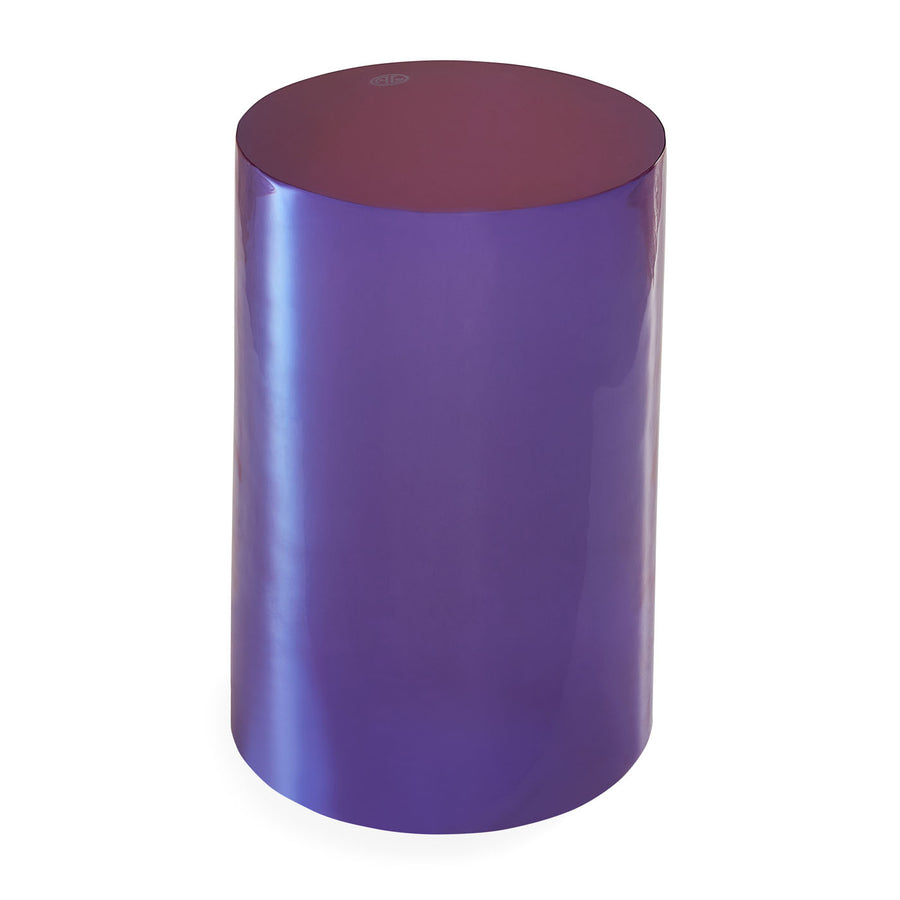 Acrylic Medium Cylinder Table by Jonathan Adler