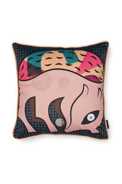 Armoured Boar Decorative Pillow by Moooi