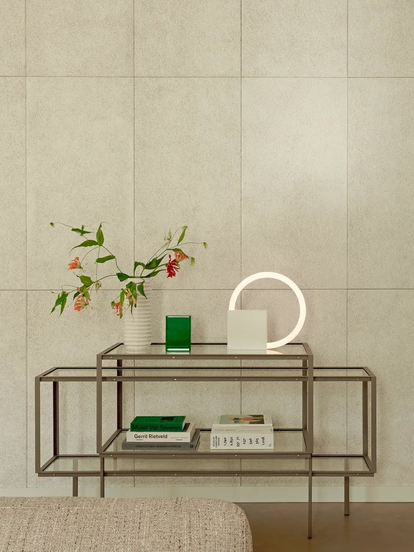 White Tangled Cabinet by Pastoe for stylish storage, featuring a modern, intricate design and sleek white finish.